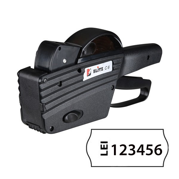 Marcator etichete 1 linie 6 caractere Blitz C6 - imagine 3